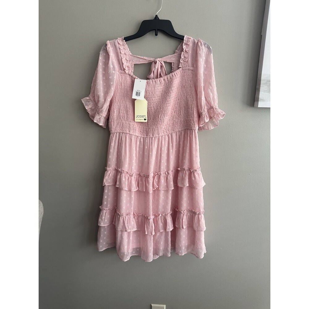 Jodifl Women’s Light Pink Dress Size L